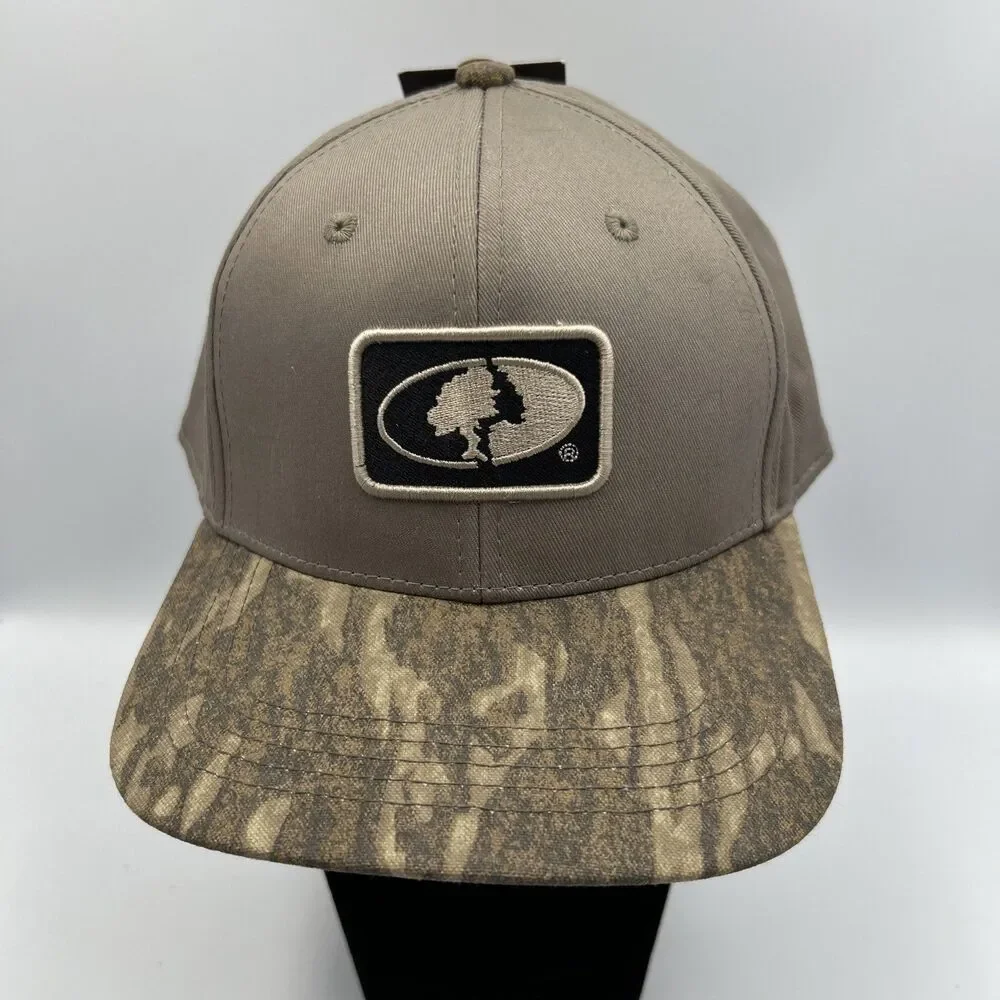 Mossy Oak Outdoor Cap Snapback Hat Camo Bill Brown New With Tags Hunting - NWT